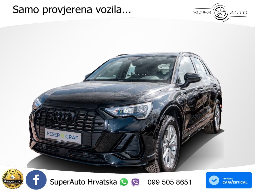 Audi Q3 35 TFSI (150 KS) S tronic 2x S line LED+GR SJED+ACC