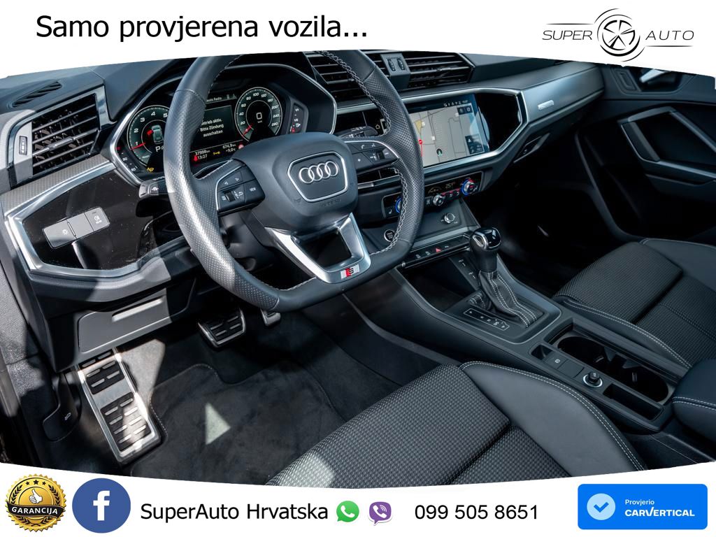 Audi Q3 35 TFSI (150 KS) S tronic 2x S line LED+GR SJED+ACC