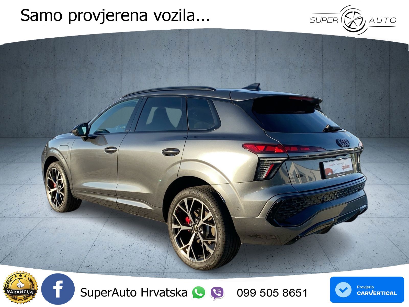 Audi Q3 1.5 TFSIe (272 KS) S tronic S line LED+GR SJED+ACC