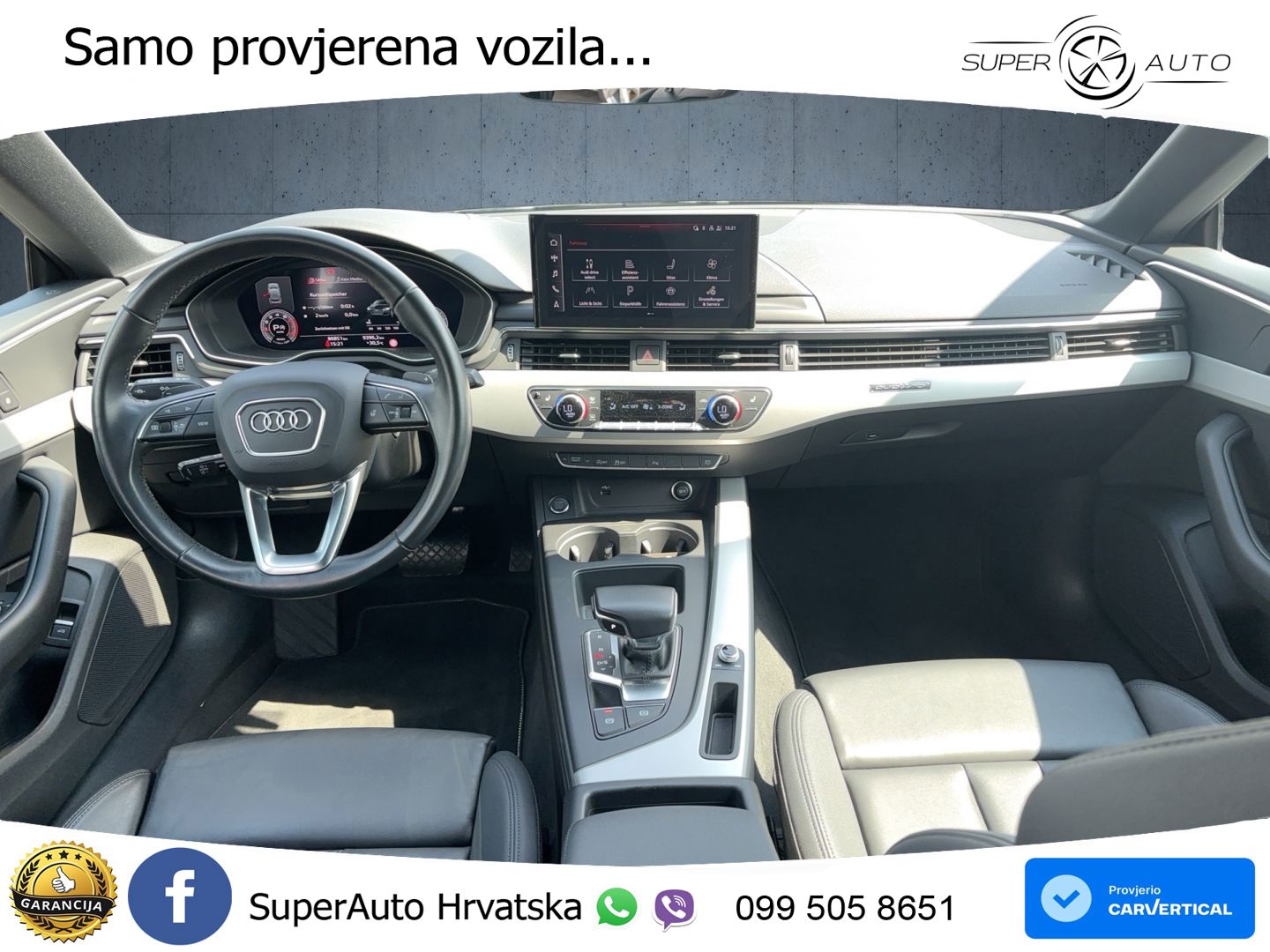 Audi A5 Sportback  40 TFSI (204 KS) quattro S tronic LED+GR SJED+ACC