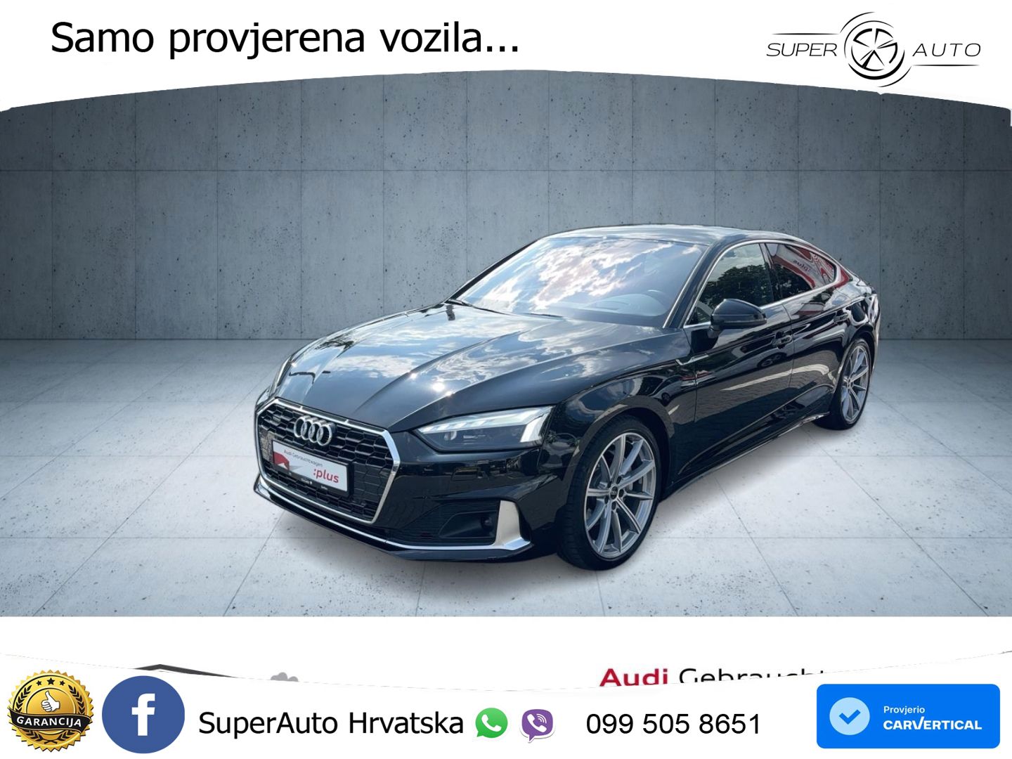 Audi A5 Sportback  40 TFSI (204 KS) quattro S tronic LED+GR SJED+ACC