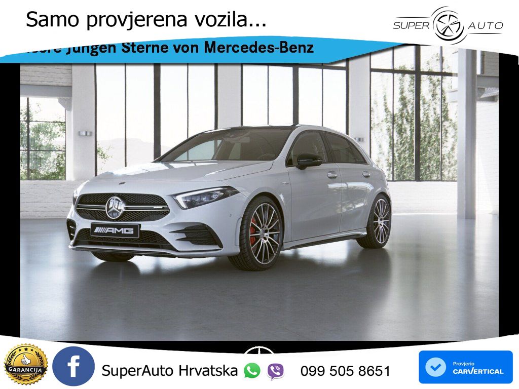 Mercedes-Benz AMG A 35 4MATIC AMG SPEEDSHIFT DCT LED+GR SJED+ACC