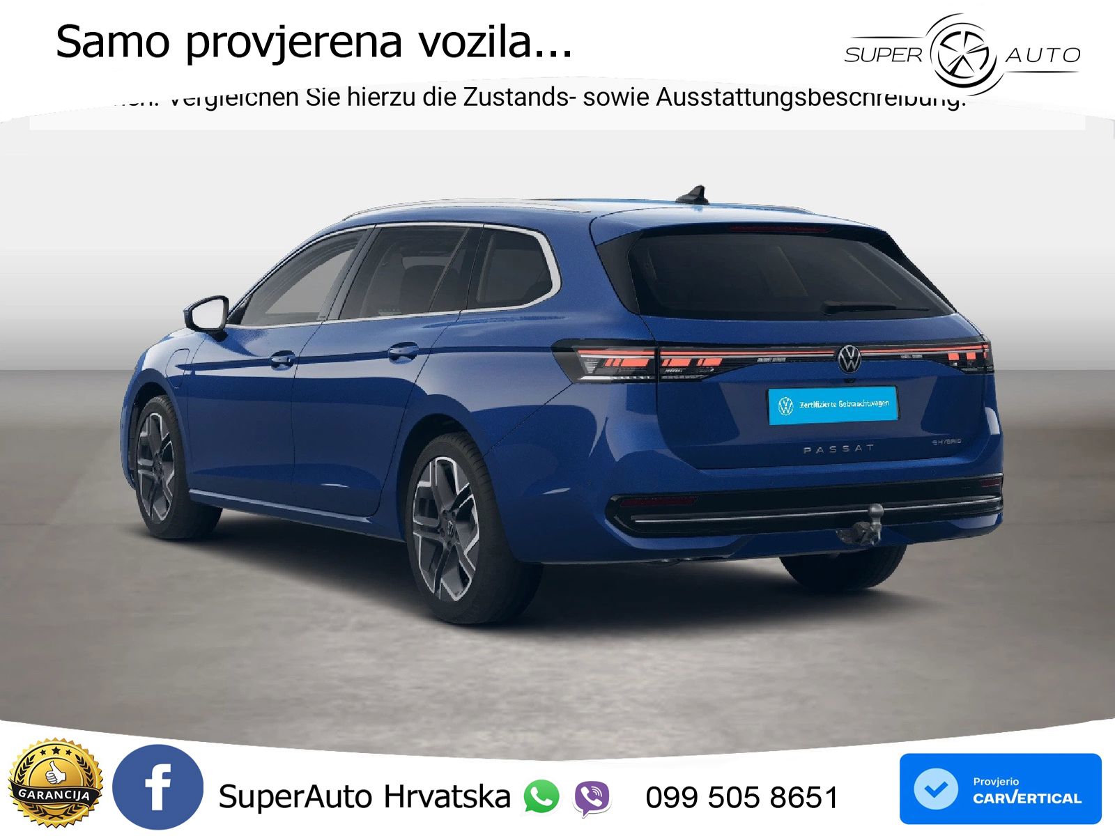 Volkswagen Passat Variant 1.5 TSI (204 KS) eHybrid DSG LED+GR SJED+ACC