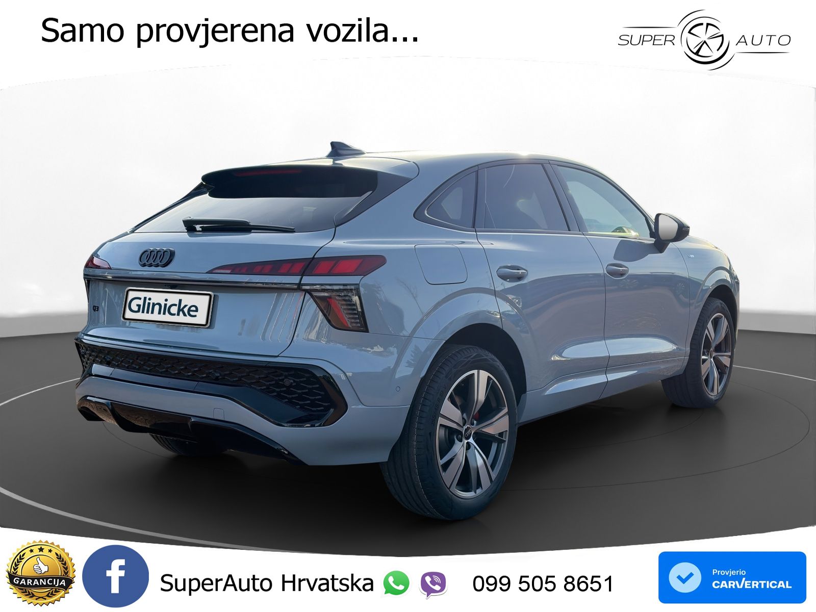 Audi Q3 Sportback 1.5 TFSI (150 KS) S tronic S line