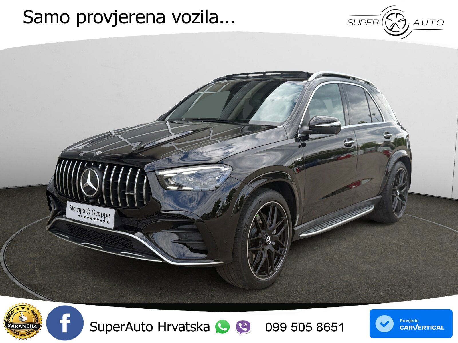 Mercedes AMG GLE 53 (435 KS) EQ Boost 4MATIC+ AMG SPEEDSHIFT TCT 9G ZRAČNI+ACC+GR SJED+KAM+PANO