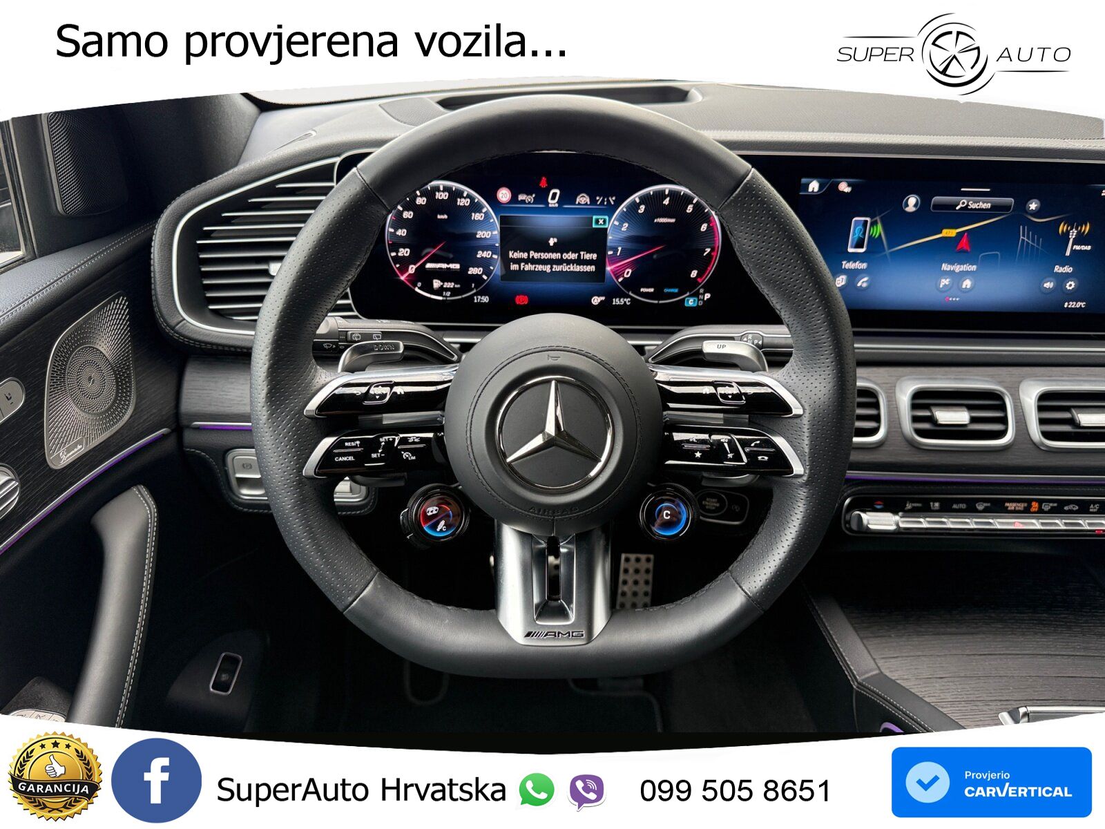 Mercedes AMG GLE 53 (435 KS) EQ Boost 4MATIC+ AMG SPEEDSHIFT TCT 9G ZRAČNI+ACC+GR SJED+KAM+PANO
