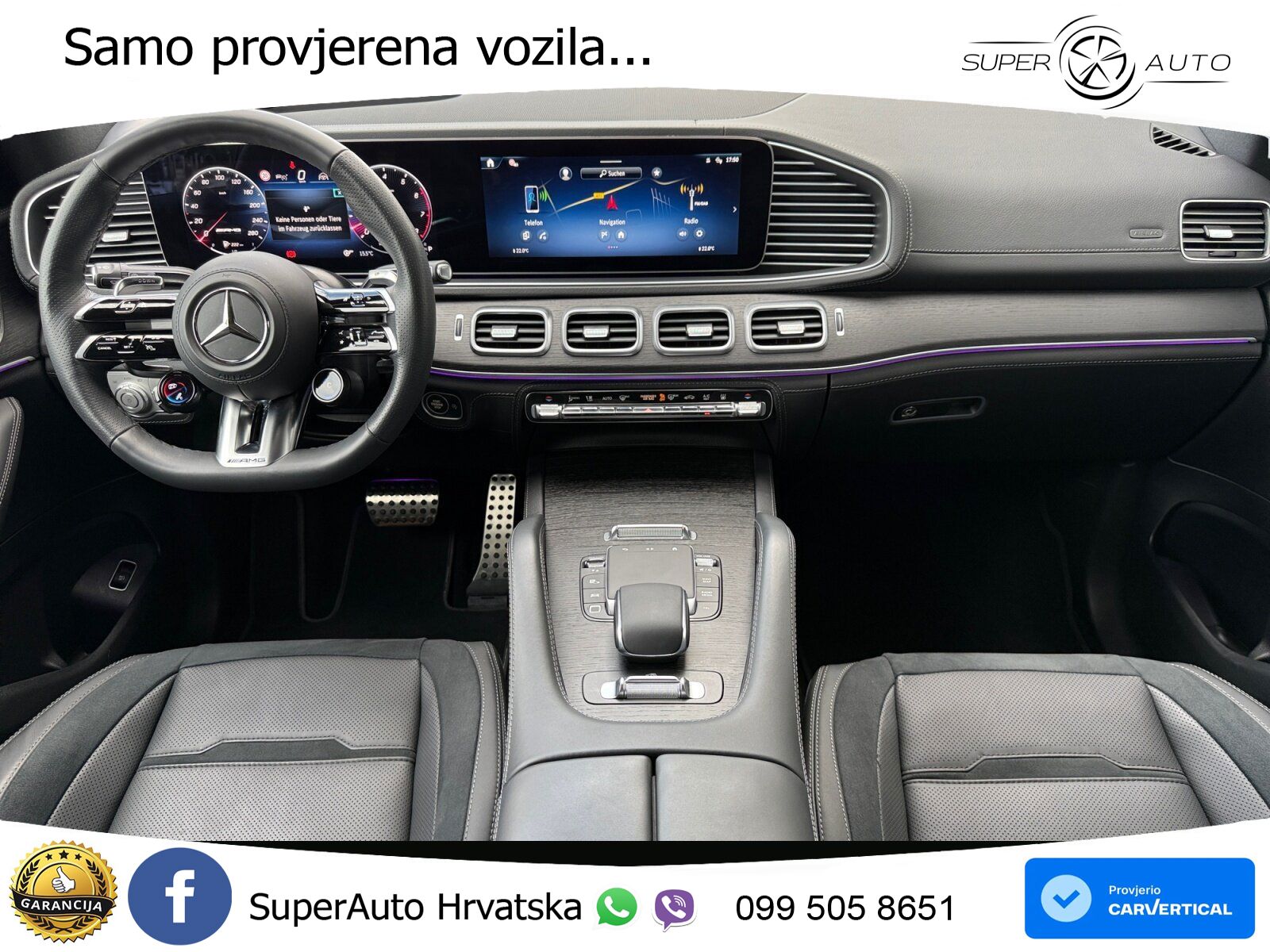 Mercedes AMG GLE 53 (435 KS) EQ Boost 4MATIC+ AMG SPEEDSHIFT TCT 9G ZRAČNI+ACC+GR SJED+KAM+PANO