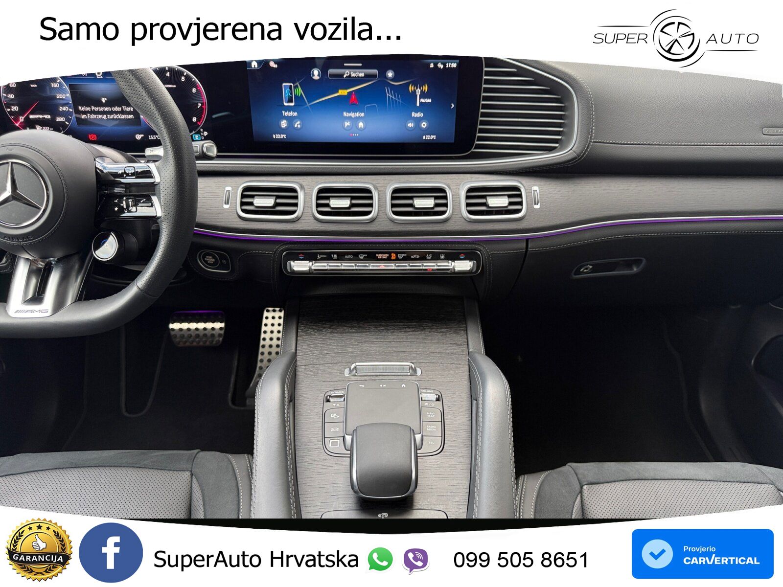 Mercedes AMG GLE 53 (435 KS) EQ Boost 4MATIC+ AMG SPEEDSHIFT TCT 9G ZRAČNI+ACC+GR SJED+KAM+PANO