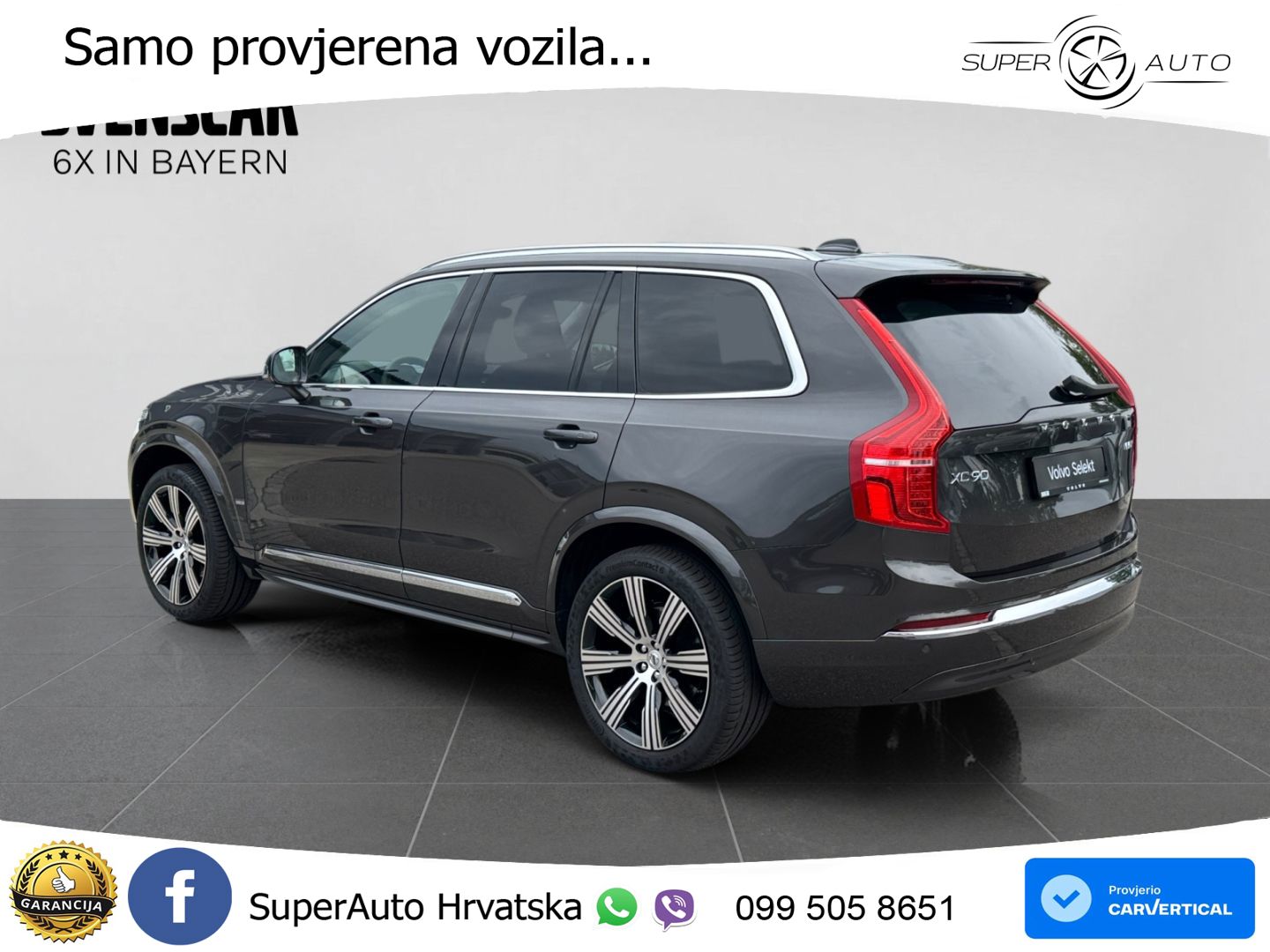 Volvo XC90 2.0 B5 Diesel AWD Automatic ZRAČNI+ACC+GR SJED+KAM+PANO