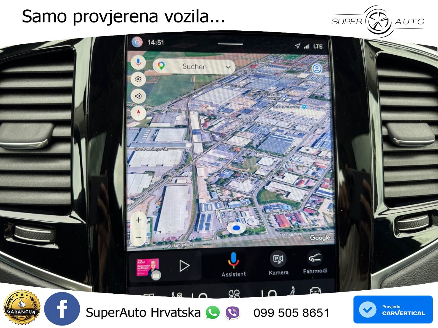 Volvo XC90 2.0 B5 Diesel AWD Automatic ZRAČNI+ACC+GR SJED+KAM+PANO