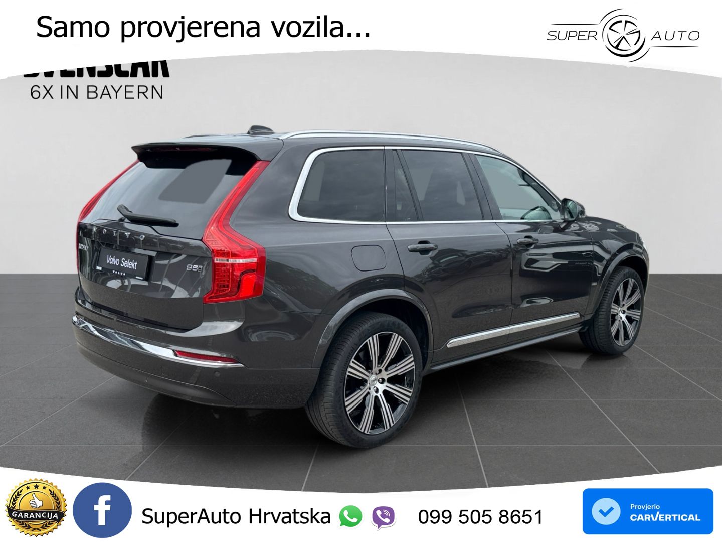 Volvo XC90 2.0 B5 Diesel AWD Automatic ZRAČNI+ACC+GR SJED+KAM+PANO