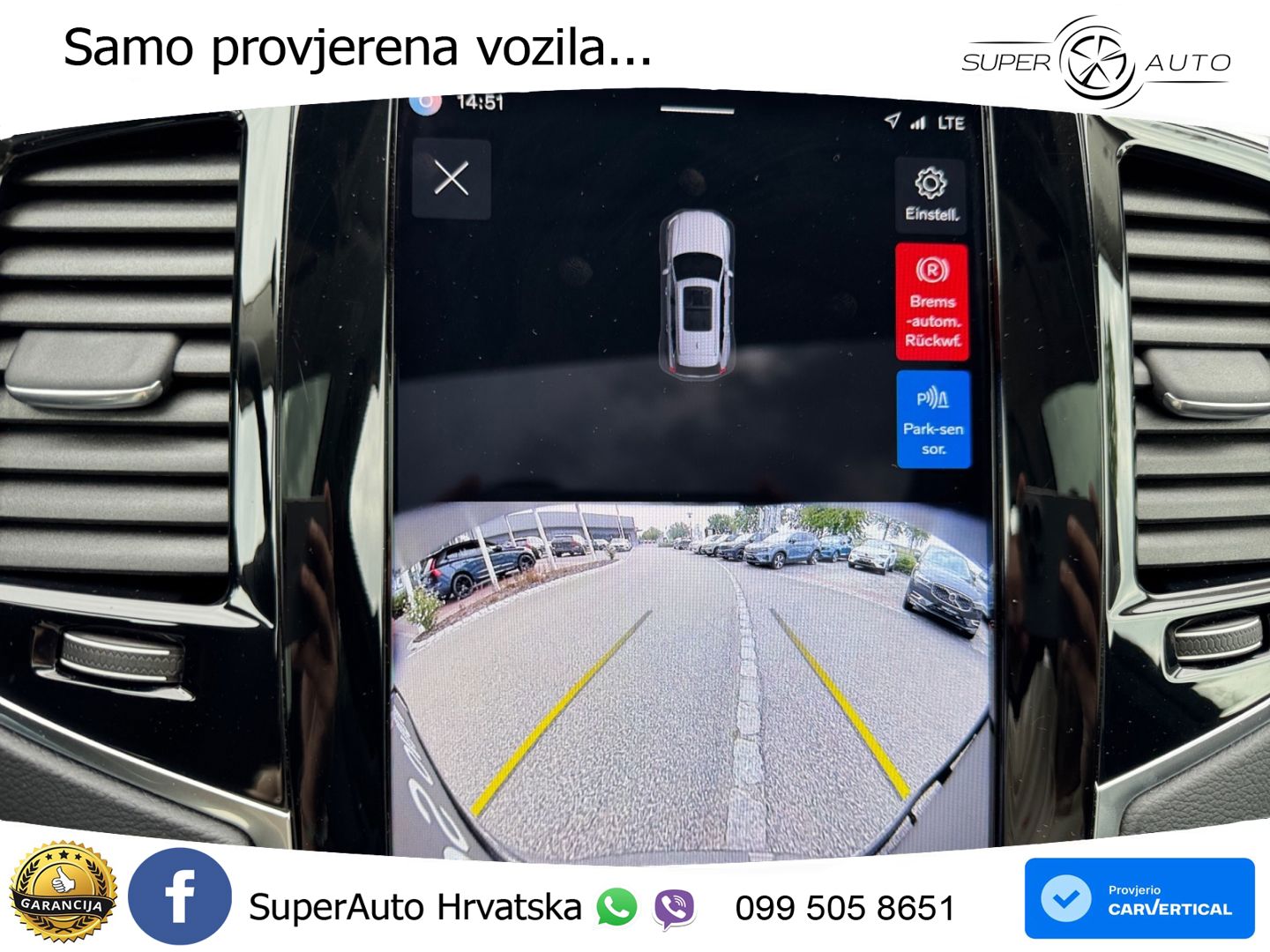 Volvo XC90 2.0 B5 Diesel AWD Automatic ZRAČNI+ACC+GR SJED+KAM+PANO