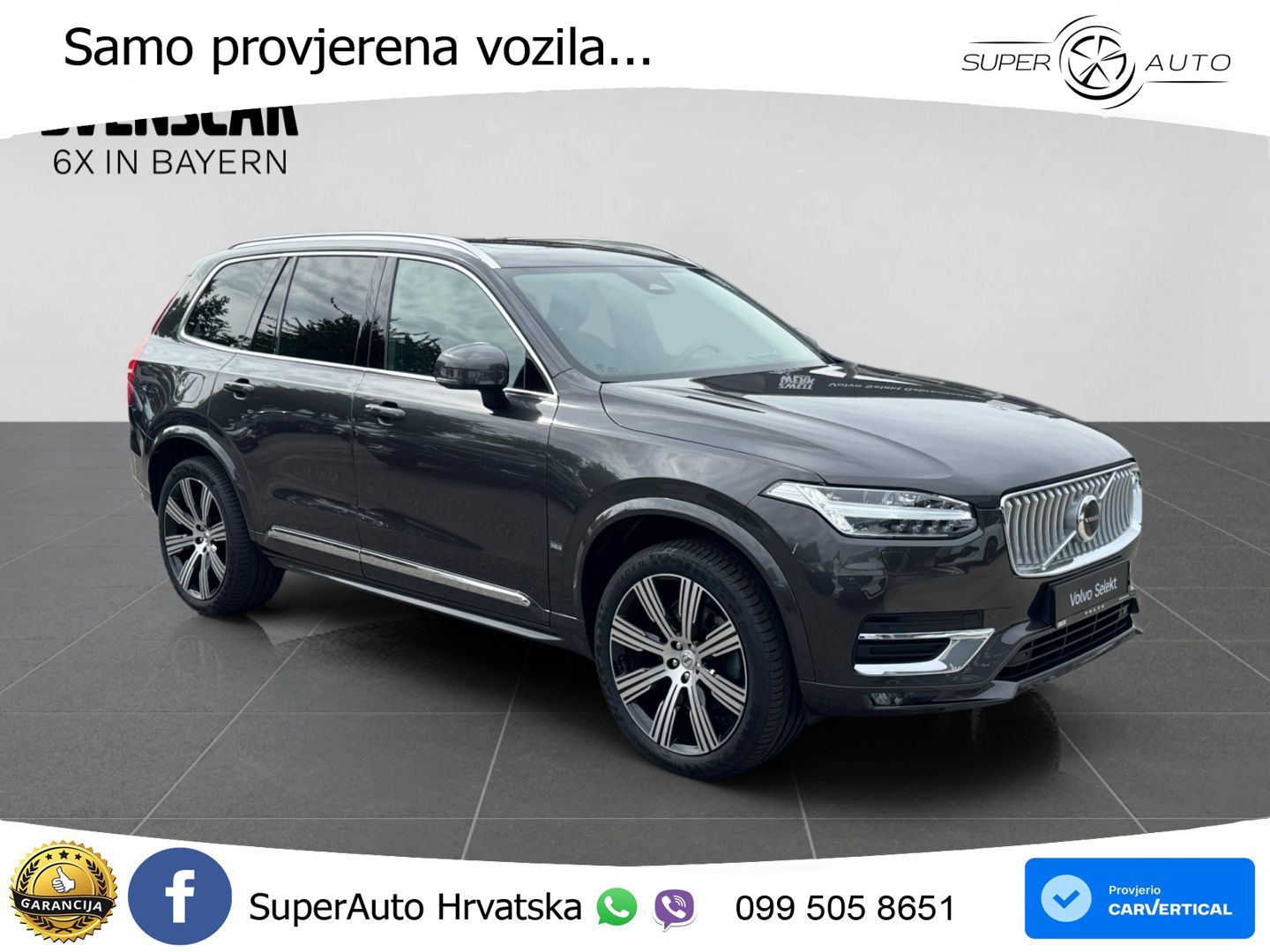 Volvo XC90 2.0 B5 Diesel AWD Automatic ZRAČNI+ACC+GR SJED+KAM+PANO