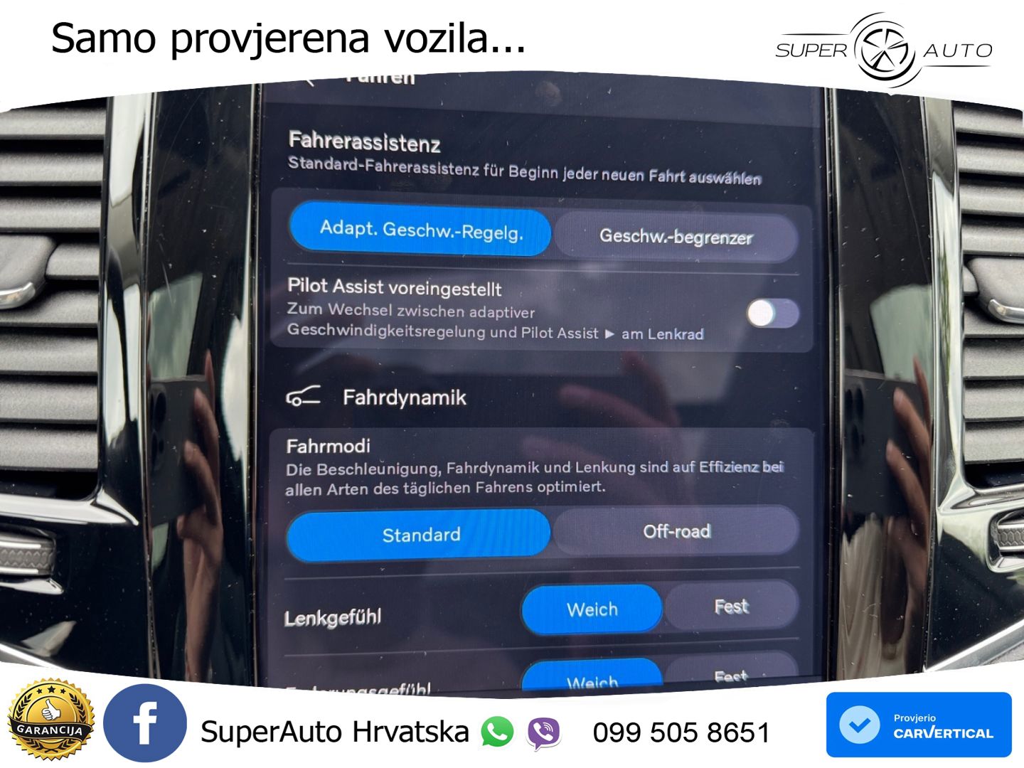 Volvo XC90 2.0 B5 Diesel AWD Automatic ZRAČNI+ACC+GR SJED+KAM+PANO