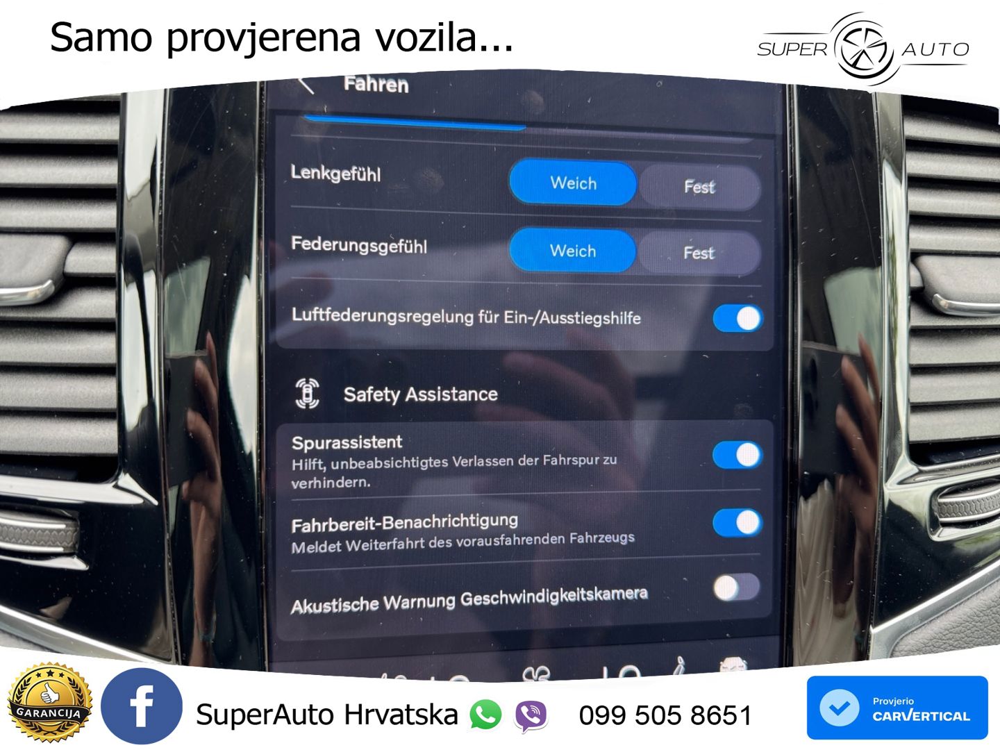 Volvo XC90 2.0 B5 Diesel AWD Automatic ZRAČNI+ACC+GR SJED+KAM+PANO
