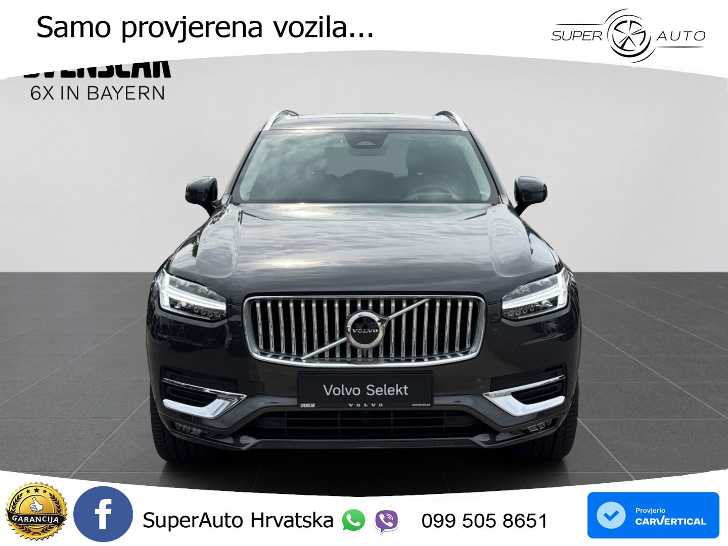 Volvo XC90 2.0 B5 Diesel AWD Automatic ZRAČNI+ACC+GR SJED+KAM+PANO