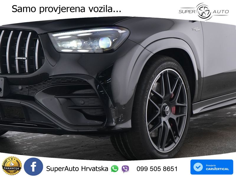 Mercedes AMG GLE Coupe 53 (544 KS) 4MATIC+ AMG SPEEDSHIFT TCT 9G ACC+HEAD+GR SJED+360+PANO