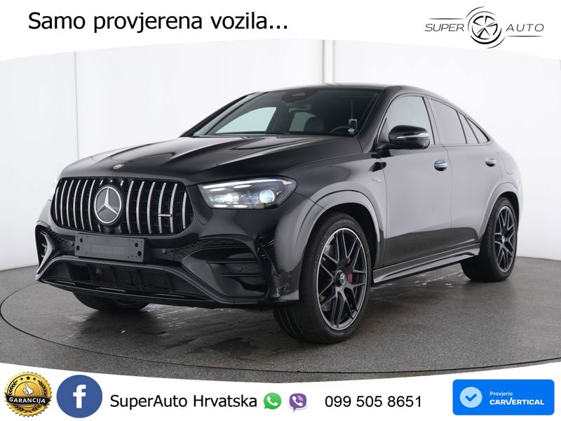 Mercedes AMG GLE Coupe 53 (544 KS) 4MATIC+ AMG SPEEDSHIFT TCT 9G ACC+HEAD+GR SJED+360+PANO