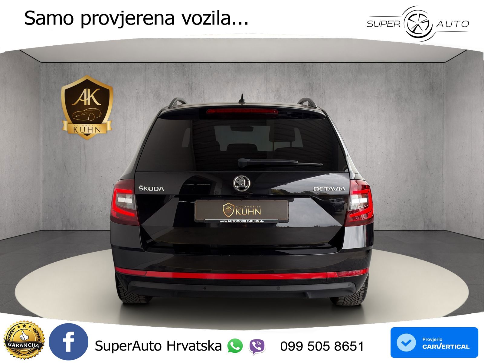 Škoda Octavia Combi 2.0 TDI (150 KS) DSG LED+GR SJED+ACC