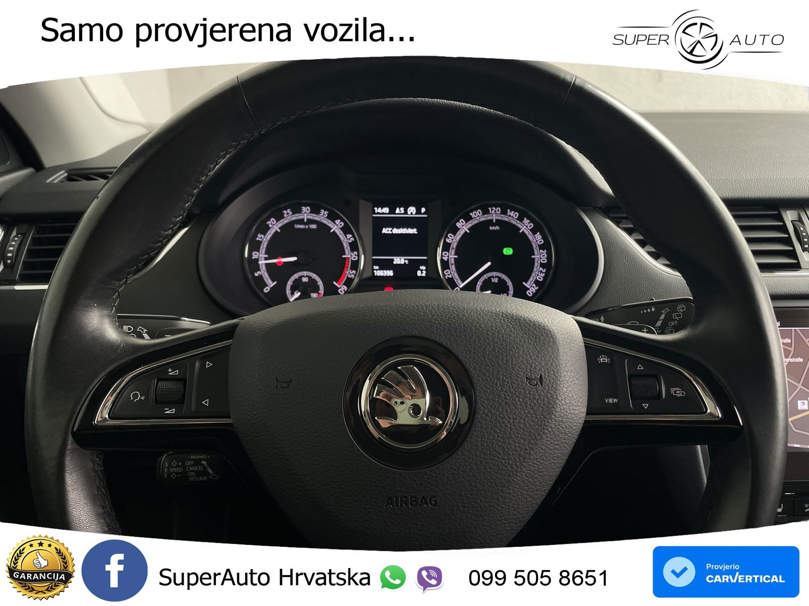 Škoda Octavia Combi 2.0 TDI (150 KS) DSG LED+GR SJED+ACC