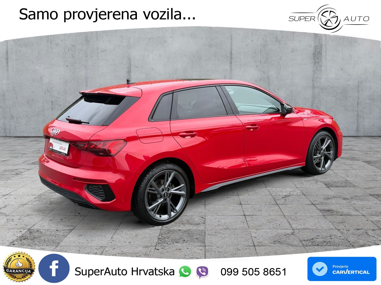 Audi A3 35 TFSI (150 KS) S line LED+GR SJED+ACC