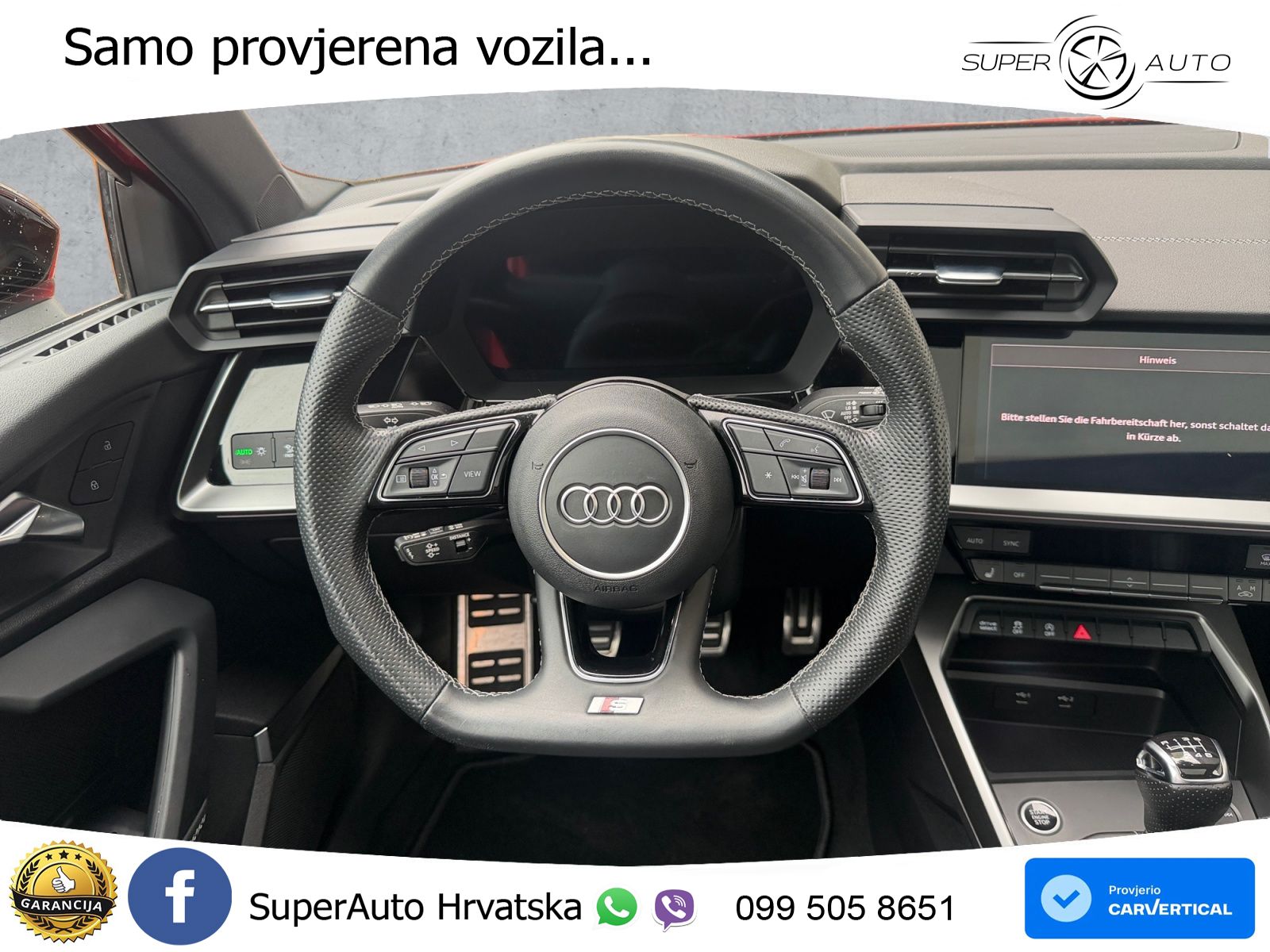 Audi A3 35 TFSI (150 KS) S line LED+GR SJED+ACC