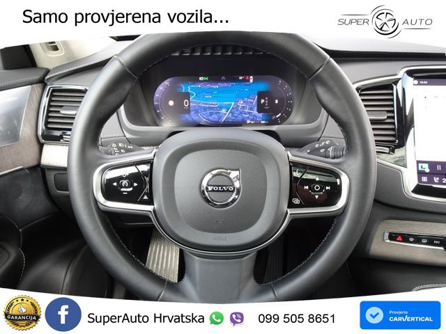 Volvo XC90 2.0 B5 Diesel AWD Automatic ACC+HEAD+4xGR SJED+360+PANO