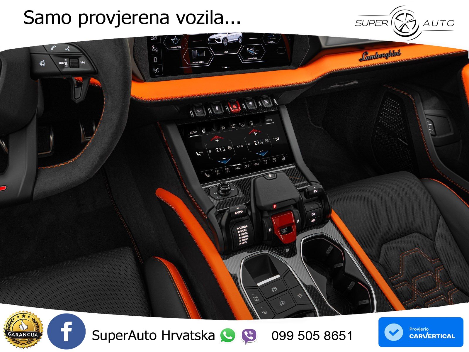 Lamborghini Urus SE 4.0 V8 (800 KS) 4WD Automatic LED+GR SJED+ACC