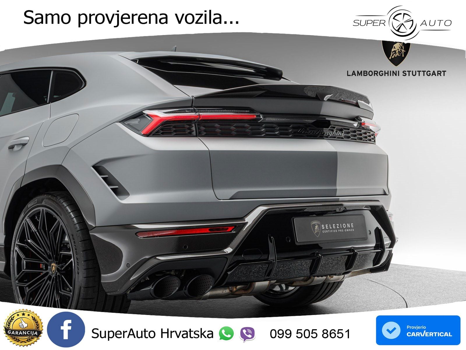 Lamborghini Urus SE 4.0 V8 (800 KS) 4WD Automatic LED+GR SJED+ACC
