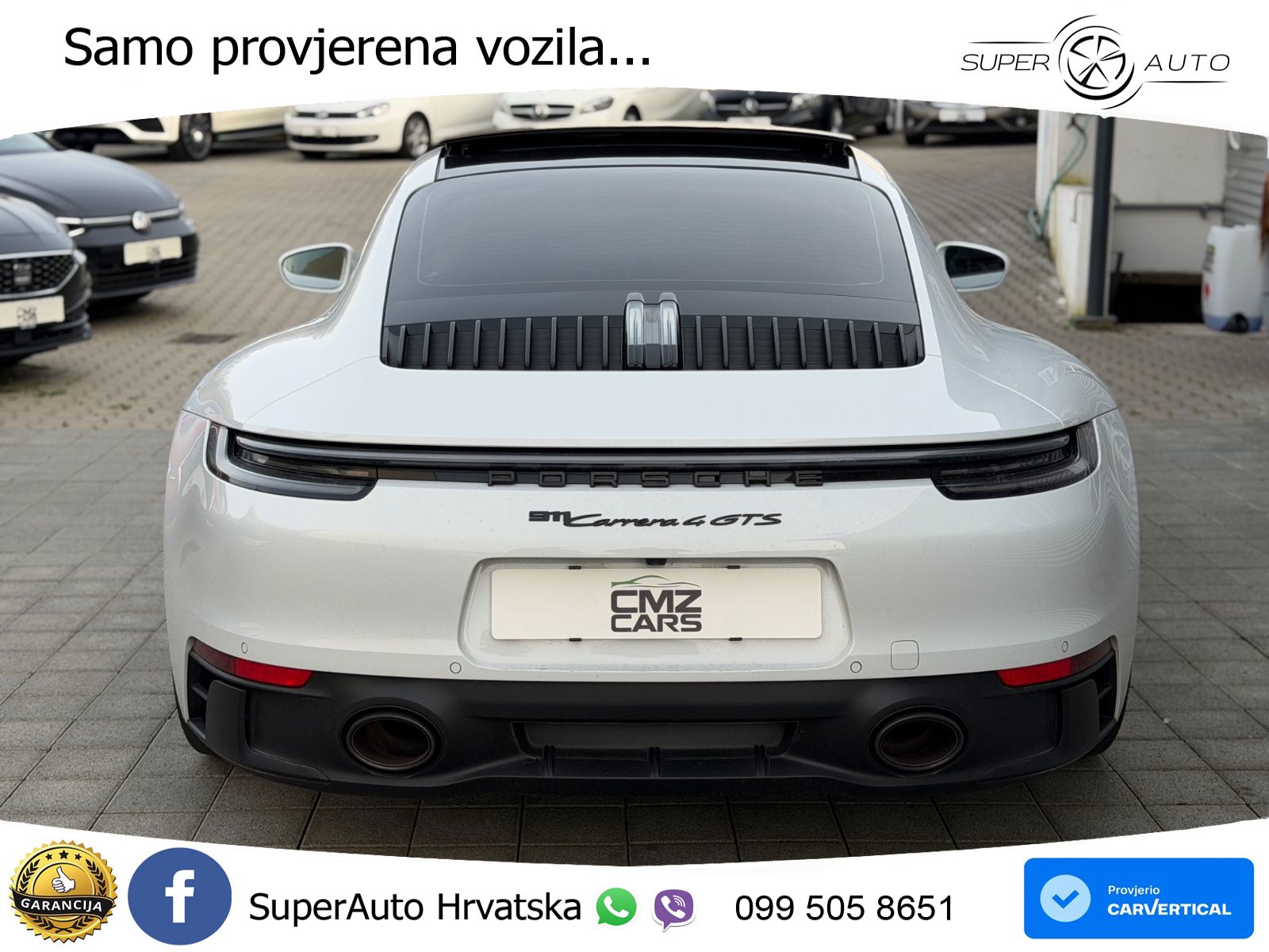 Porsche 911 Carrera 4 GTS 3.0 (480 KS) PDK ACC+HEAD+GR SJED+360+PANO