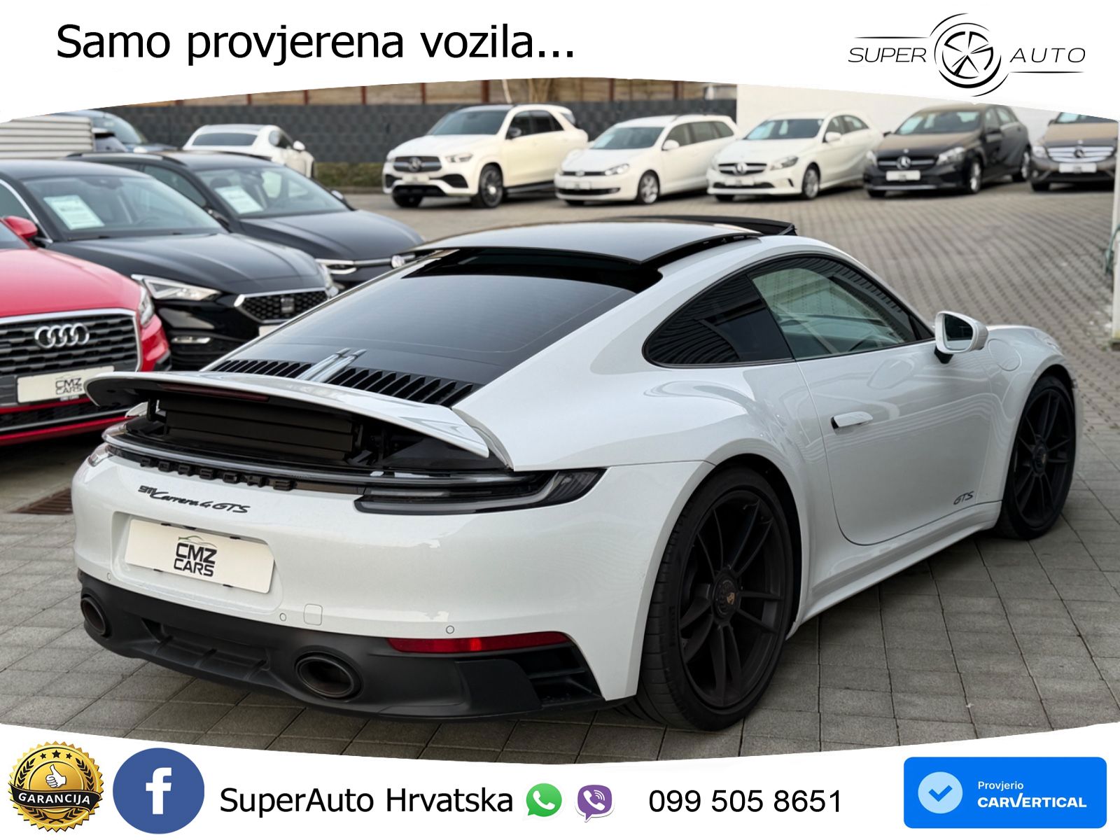 Porsche 911 Carrera 4 GTS 3.0 (480 KS) PDK ACC+HEAD+GR SJED+360+PANO