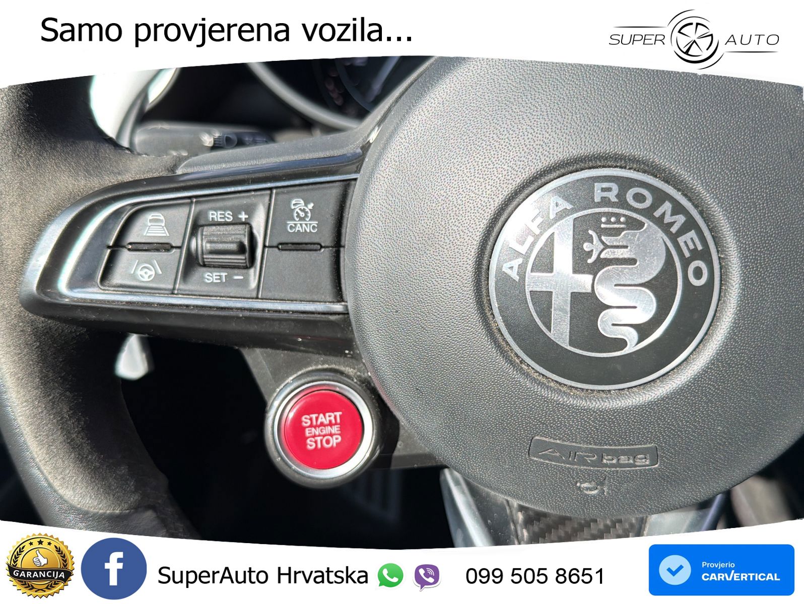 Alfa Romeo Giulia Quadrifoglio 2.9 V6 Bi-Turbo (520 KS) Automatic LED+GR SJED+ACC