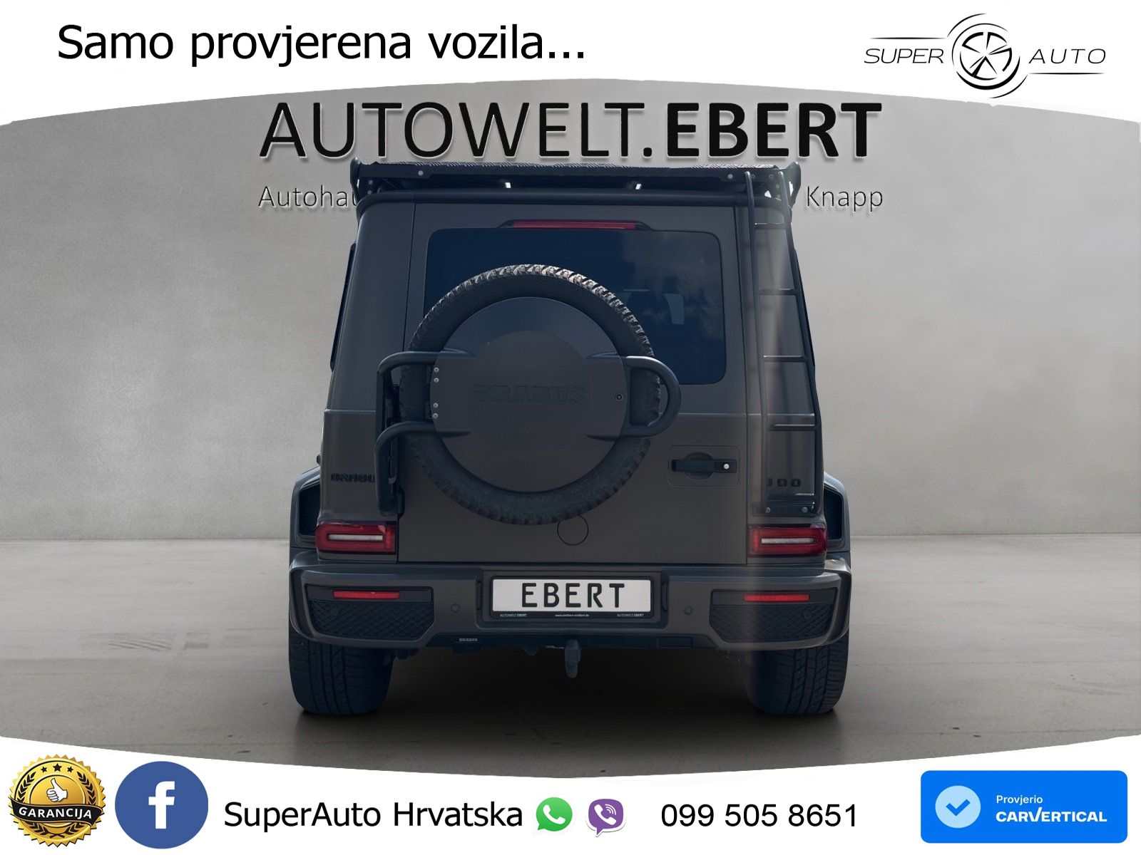 Mercedes G 500 Long V8 (422 KS) 4MATIC 9G-TRONIC Brabus LED+GR SJED+ACC