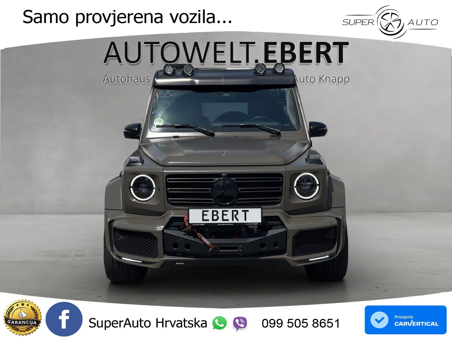 Mercedes G 500 Long V8 (422 KS) 4MATIC 9G-TRONIC Brabus LED+GR SJED+ACC