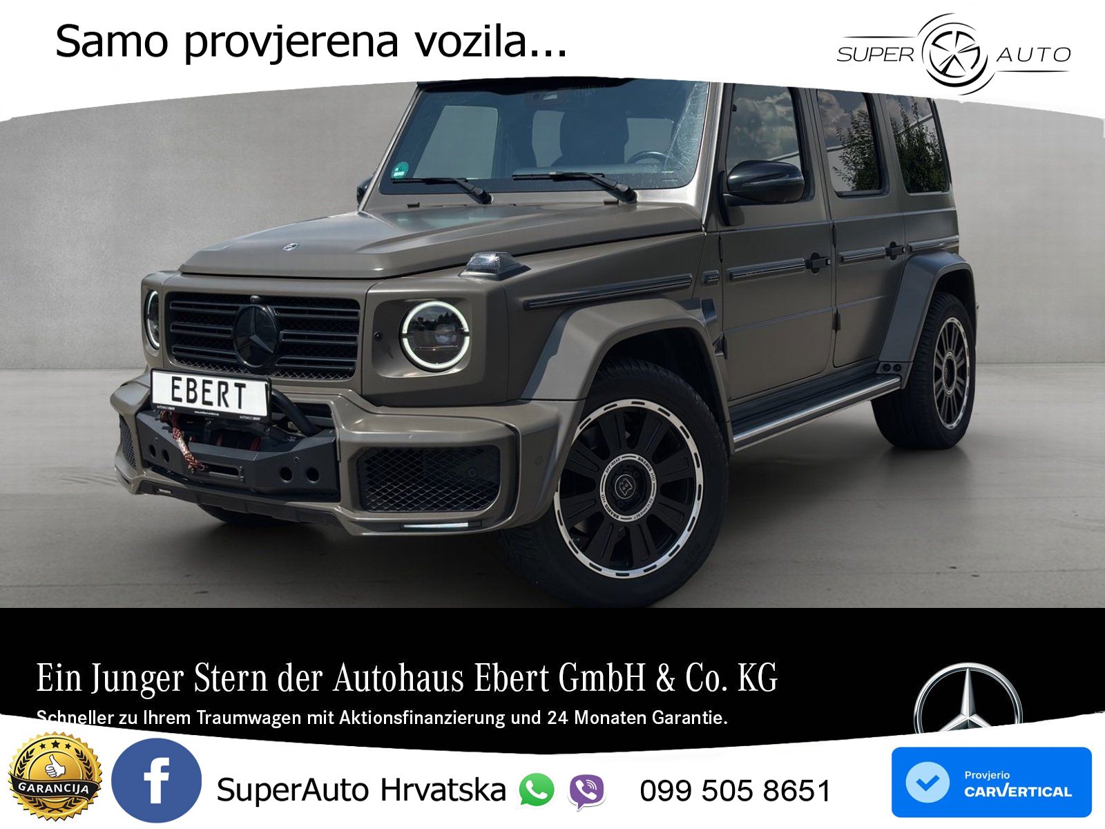 Mercedes G 500 Long V8 (422 KS) 4MATIC 9G-TRONIC Brabus LED+GR SJED+ACC