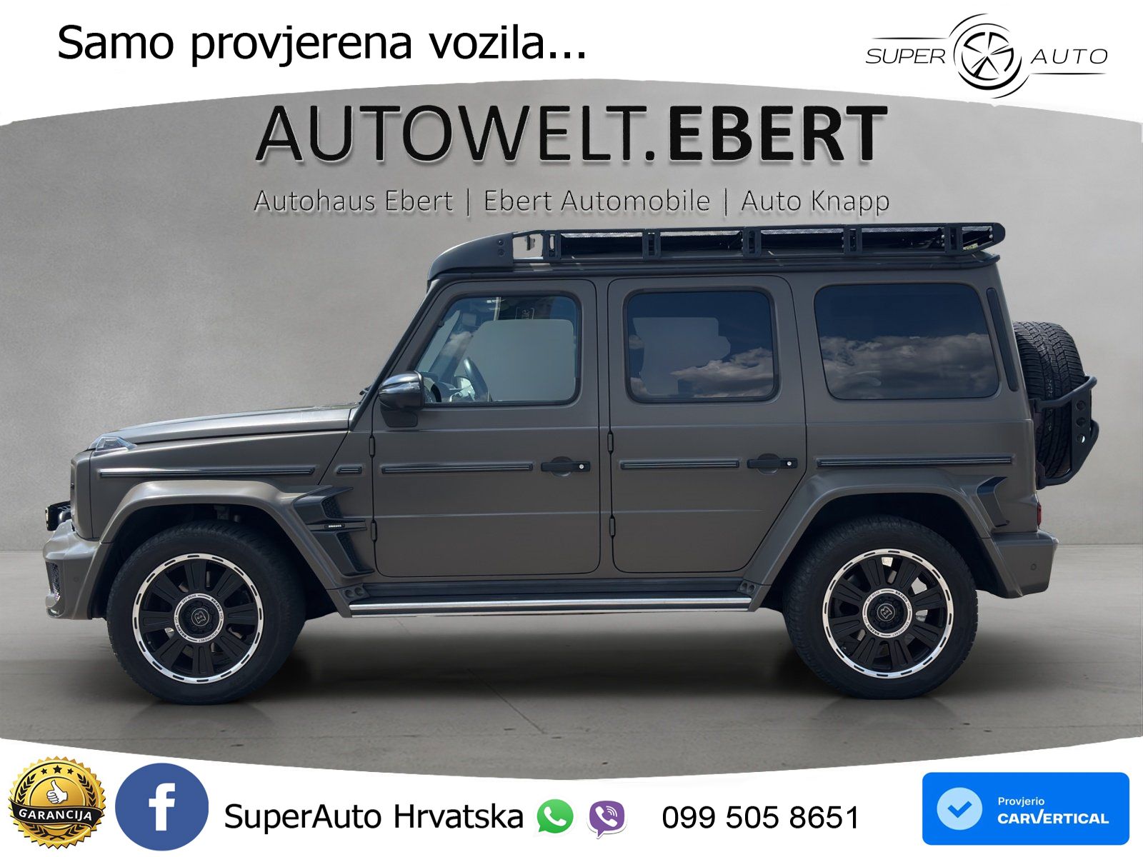 Mercedes G 500 Long V8 (422 KS) 4MATIC 9G-TRONIC Brabus LED+GR SJED+ACC