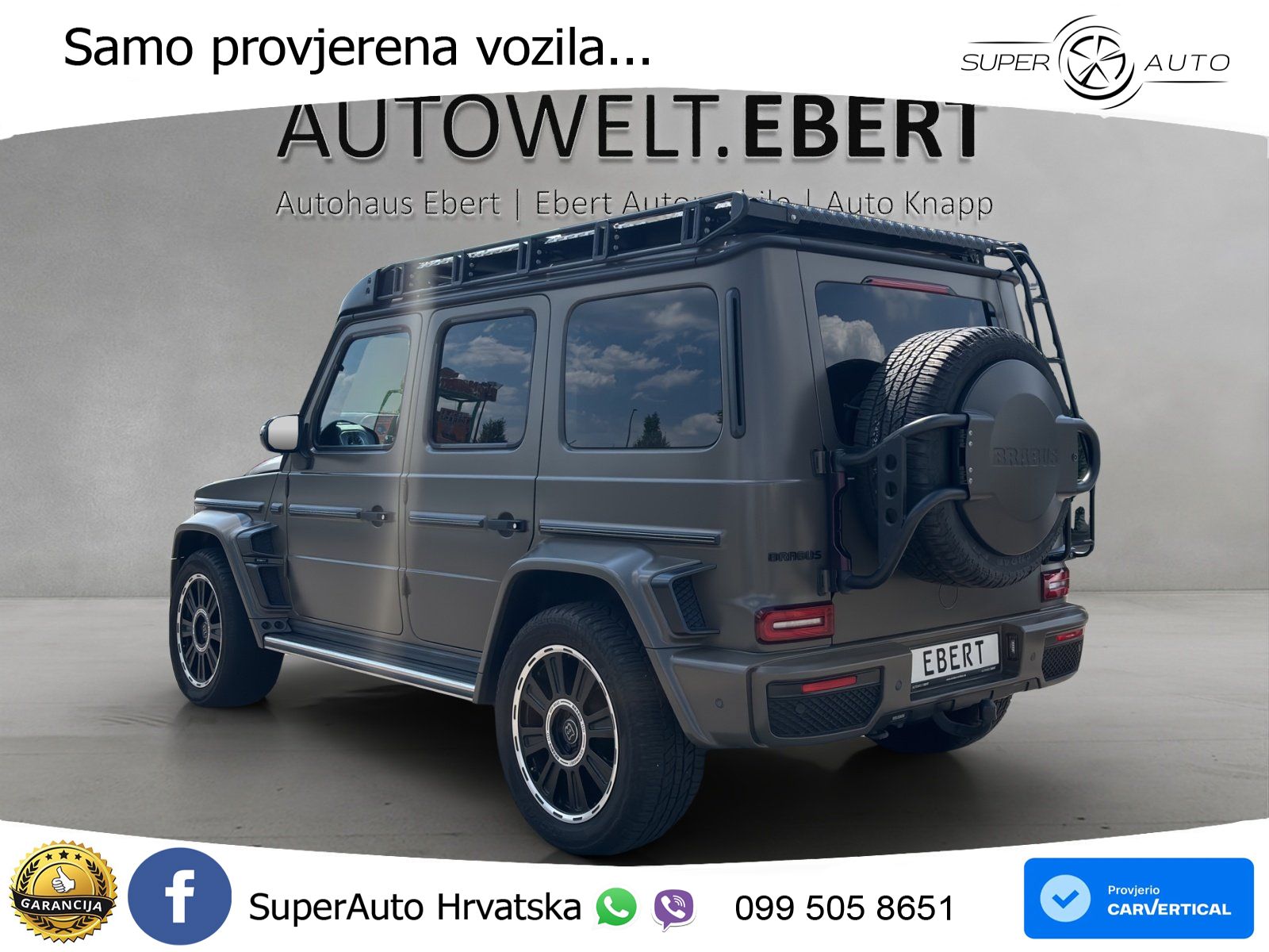 Mercedes G 500 Long V8 (422 KS) 4MATIC 9G-TRONIC Brabus LED+GR SJED+ACC