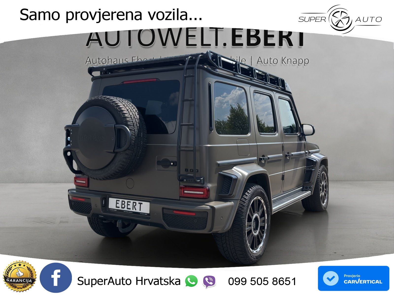 Mercedes G 500 Long V8 (422 KS) 4MATIC 9G-TRONIC Brabus LED+GR SJED+ACC