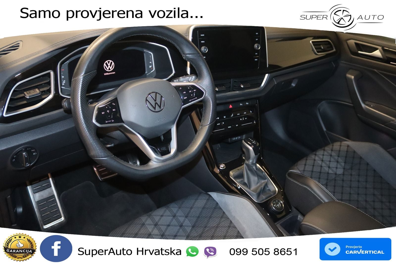 Volkswagen T-Roc 2.0 TSI (190 KS) 4M DSG R-Line LED+GR SJED+ACC