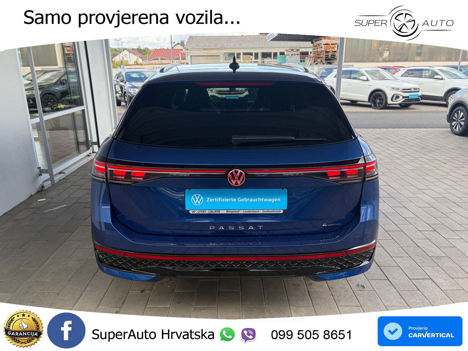 Volkswagen Passat Variant 2.0 TDI (193 KS) 4MOTION DSG R-Line LED+GR SJED+ACC