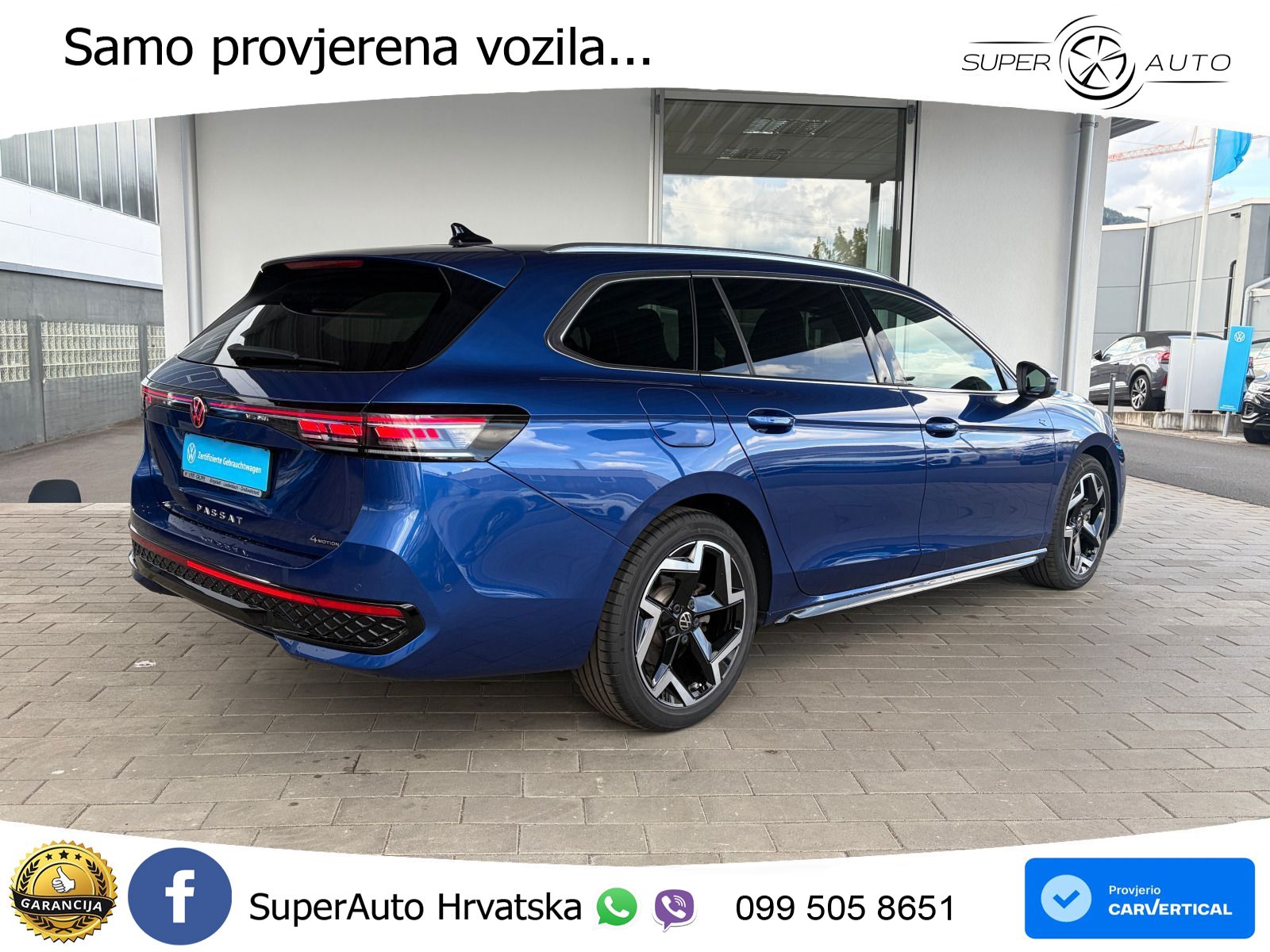 Volkswagen Passat Variant 2.0 TDI (193 KS) 4MOTION DSG R-Line LED+GR SJED+ACC