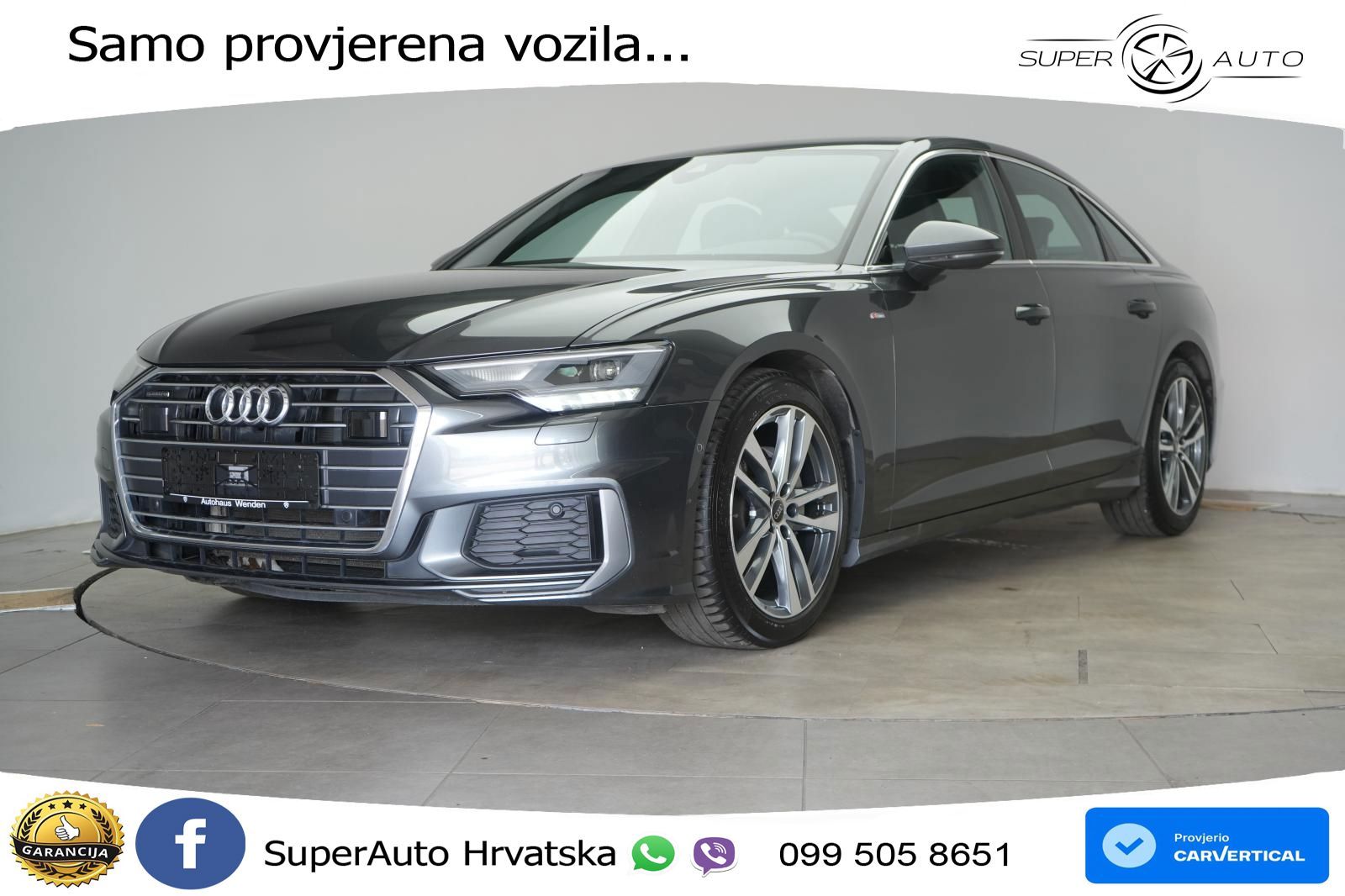 Audi A6 40 TDI (204 KS) quattro ultra S tronic S line LED+GR SJED+ACC
