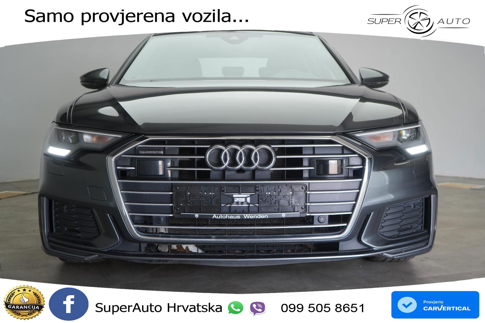 Audi A6 40 TDI (204 KS) quattro ultra S tronic S line LED+GR SJED+ACC