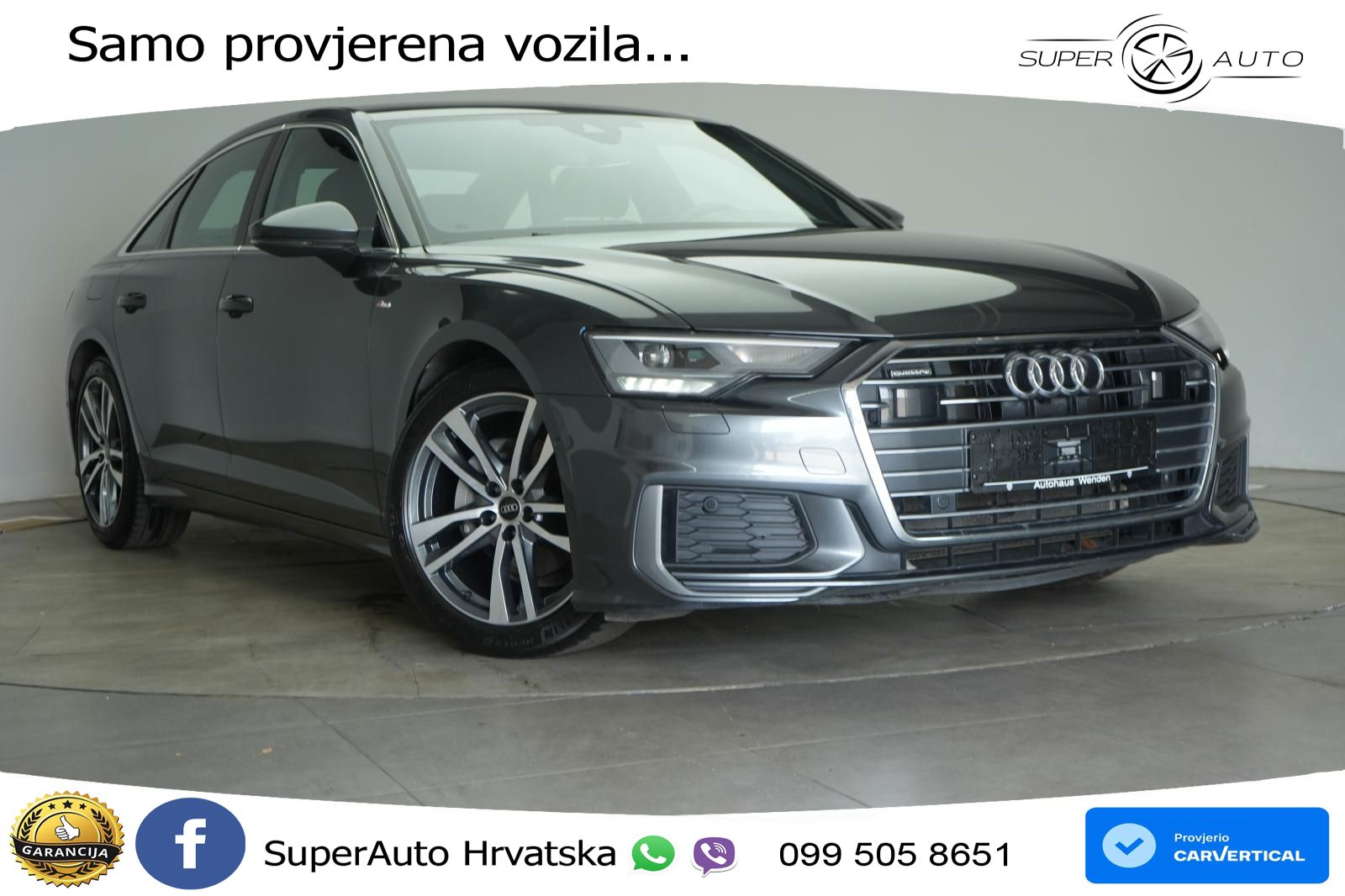 Audi A6 40 TDI (204 KS) quattro ultra S tronic S line LED+GR SJED+ACC