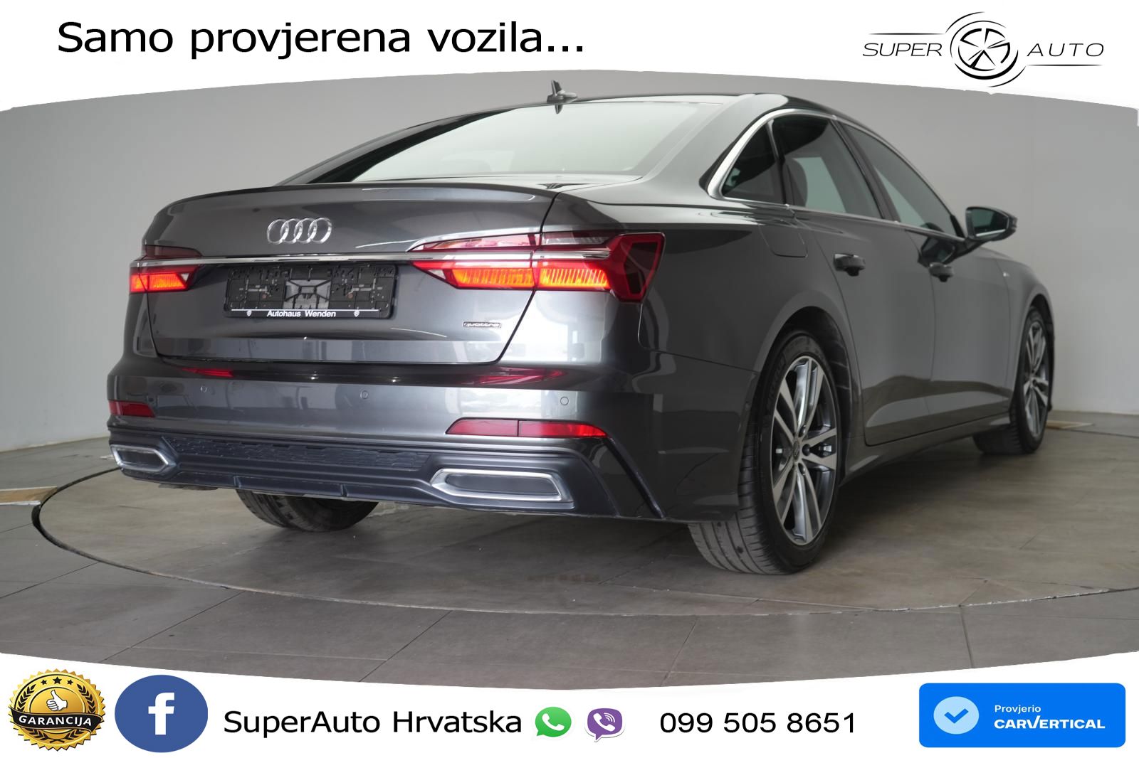 Audi A6 40 TDI (204 KS) quattro ultra S tronic S line LED+GR SJED+ACC