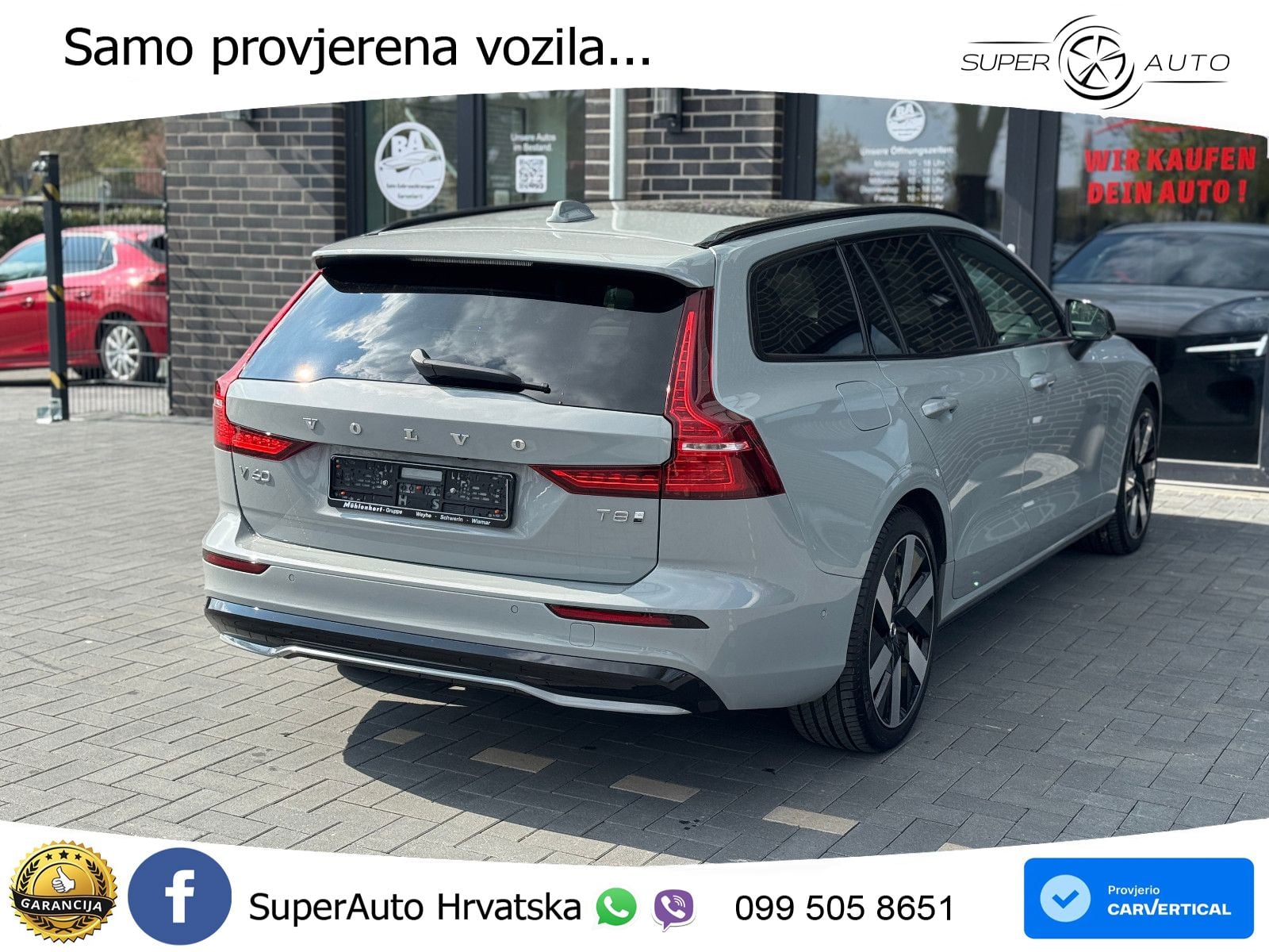 Volvo V60 2.0 T8 AWD Geartronic LED+GR SJED+ACC