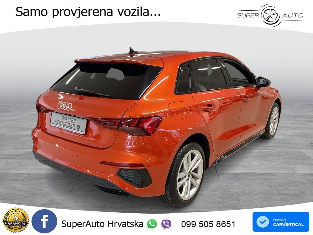 Audi A3 45 TFSIe (245 KS) S tronic S line MATRIX+GR SJED+KAM