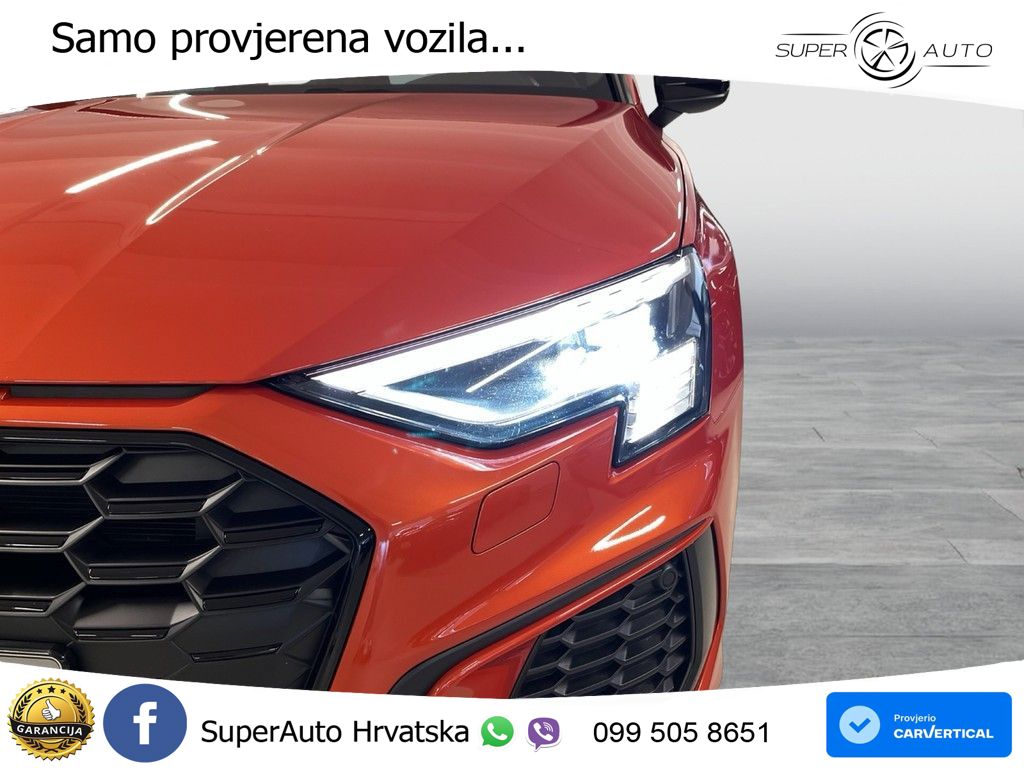 Audi A3 45 TFSIe (245 KS) S tronic S line MATRIX+GR SJED+KAM