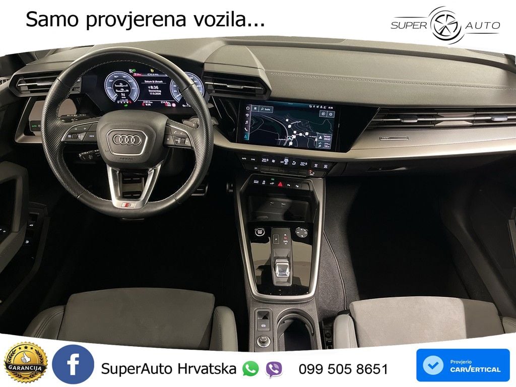 Audi A3 45 TFSIe (245 KS) S tronic S line MATRIX+GR SJED+KAM