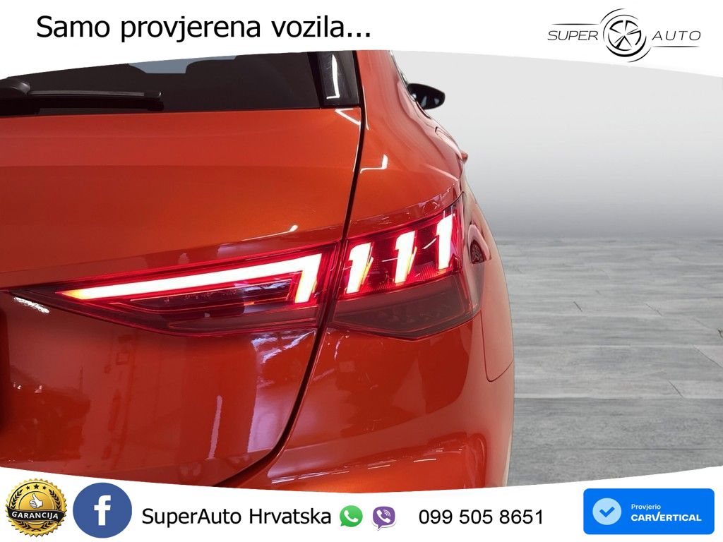 Audi A3 45 TFSIe (245 KS) S tronic S line MATRIX+GR SJED+KAM